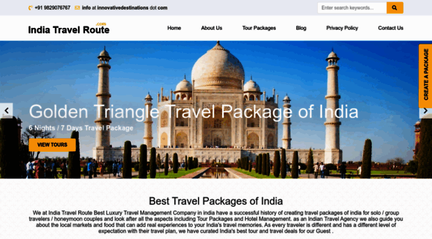 indiatravelroute.com