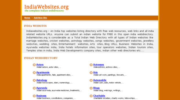 indiawebsites.org