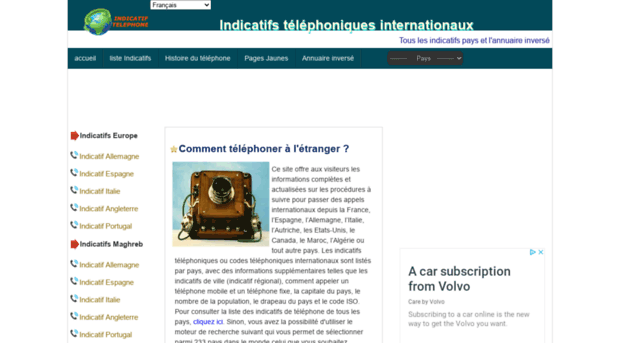 indicatif-telephone.net