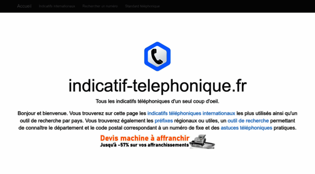 indicatif-telephonique.fr