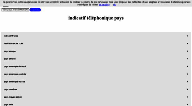 indicatif-telephonique.warau.fr