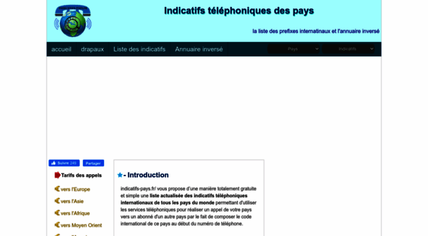 indicatifs-pays.fr