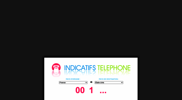 indicatifs-telephone.com