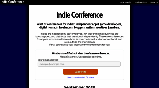 indieconference.com