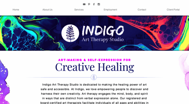 indigoarttherapy.com