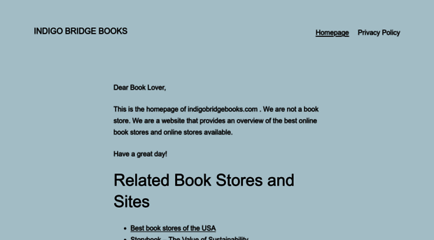 indigobridgebooks.com