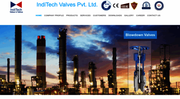 inditechvalves.com