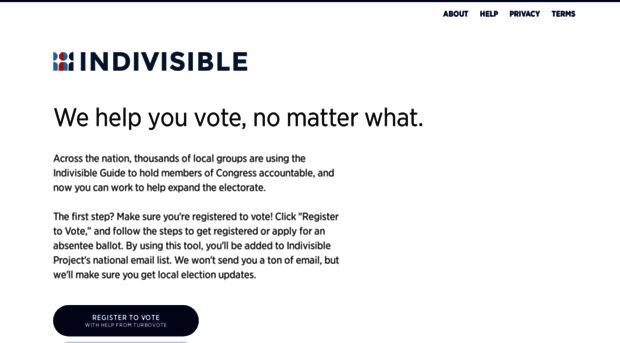 indivisible.turbovote.org