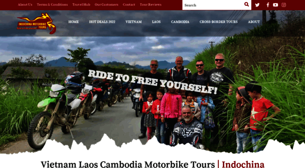 indochinamotorbiketours.com