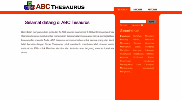 indonesian.abcthesaurus.com