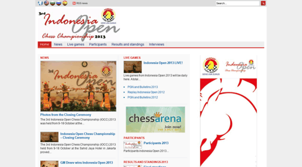 indonesiaopen.chessdom.com