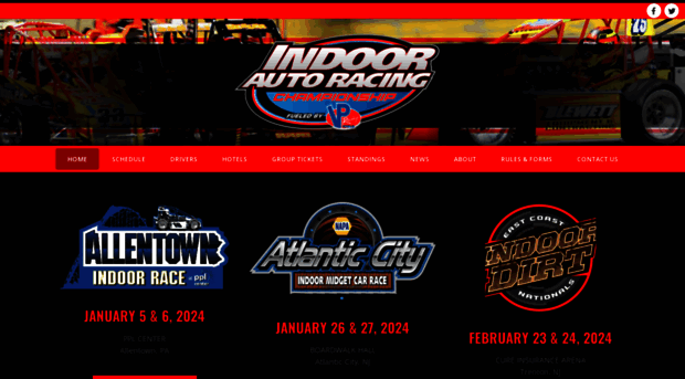 indoorautoracing.com