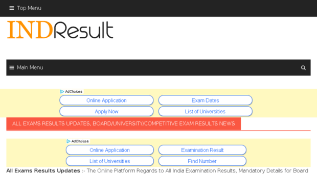 indresults.co.in