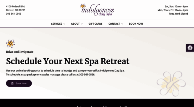 indulgencesdayspa.com