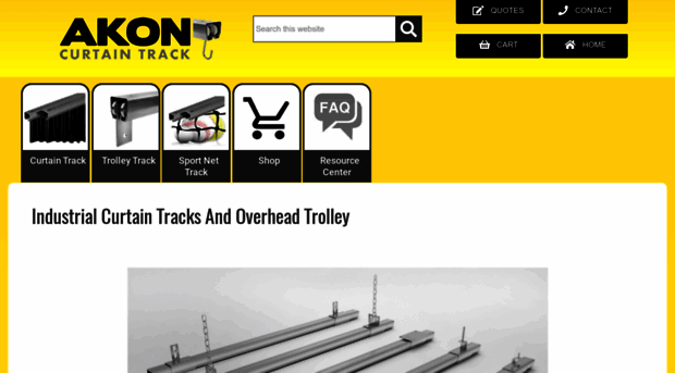 industrialcurtaintrack.com