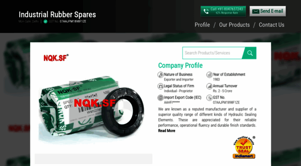 industrialrubberspares.com