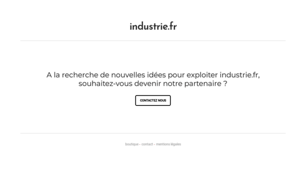 industrie.fr