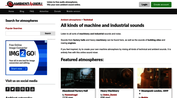 industry-machine.ambient-mixer.com