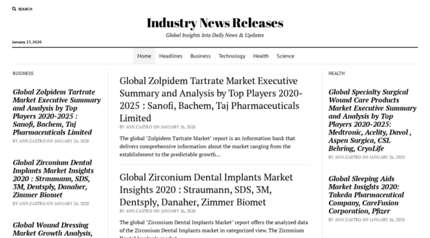 industrynewsreleases.com