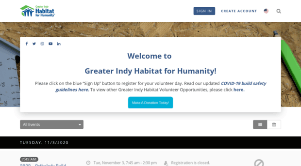 indyhabitat.volunteerhub.com