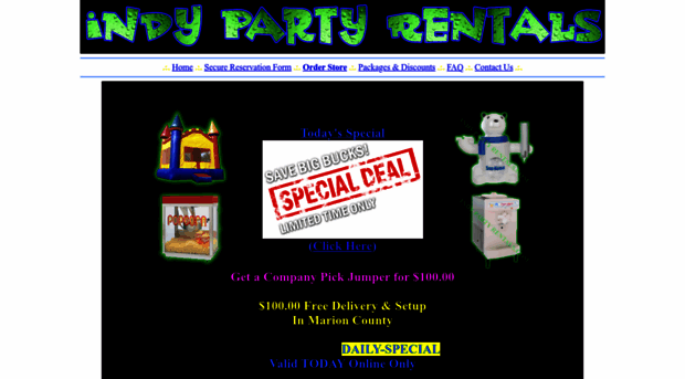 indypartyrentals.com