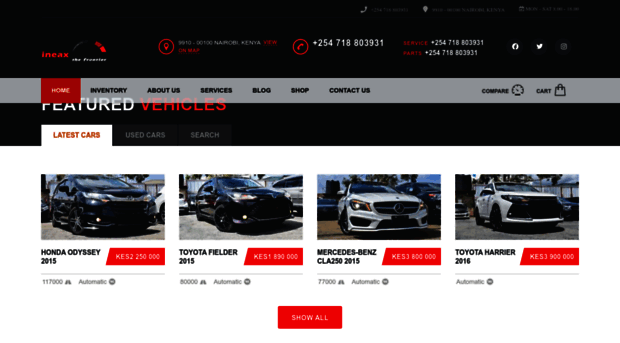 ineaxmotors.com