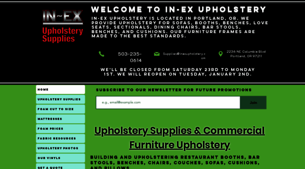 inexupholstery.com