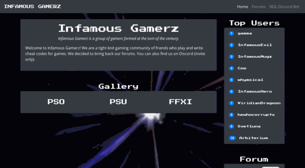 infamousgamerz.net