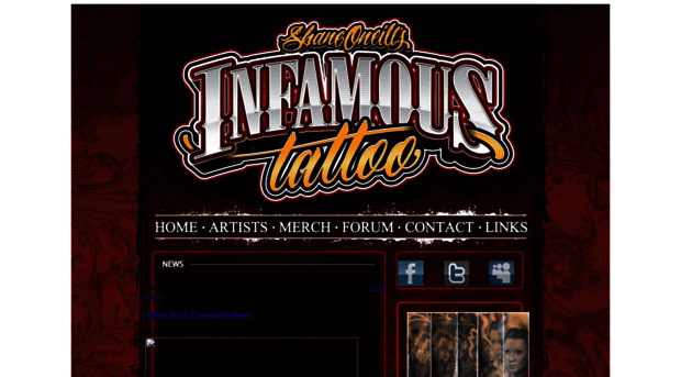 infamoustattoocompany.com