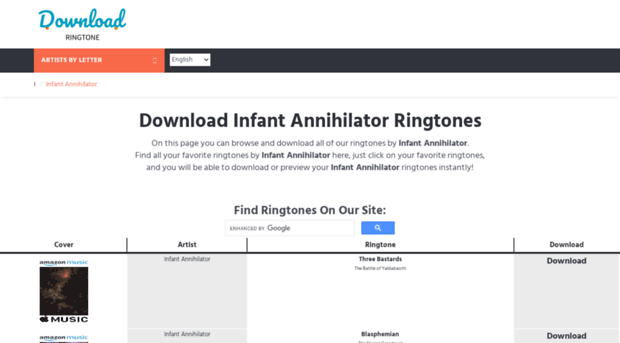 infantannihilator.download-ringtone.com