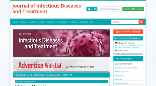 infectious-diseases-and-treatment.imedpub.com