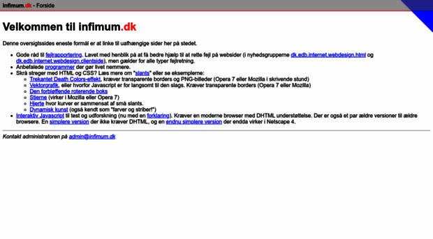 infimum.dk