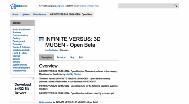 infinite-versus-3d-mugen-open-beta.updatestar.com