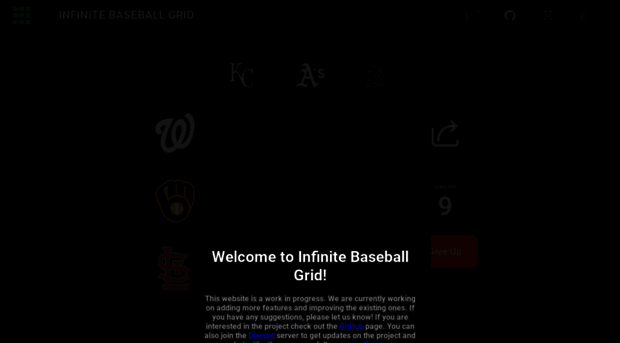 infinitebaseballgrid.com