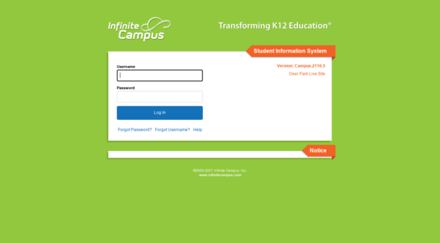 infinitecampus.deerparkschools.org
