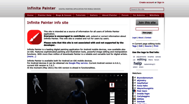 infinitepainter.wikidot.com
