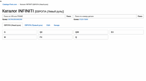 infiniti.catalogs-parts.com