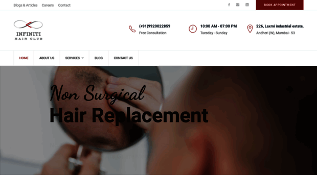 infinitihairclub.com