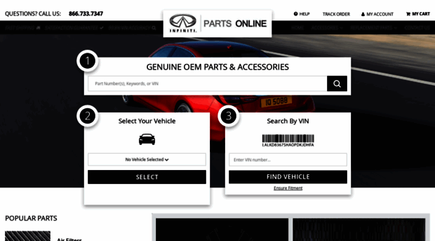 infinitipartsonline.com