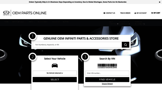 infinitipartstore.com