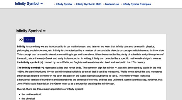 infinitysymbol.net