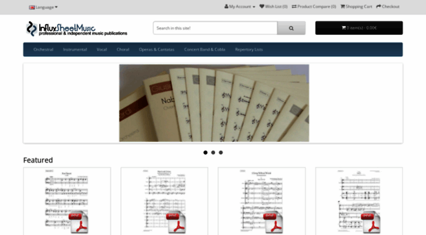 influxsheetmusic.com