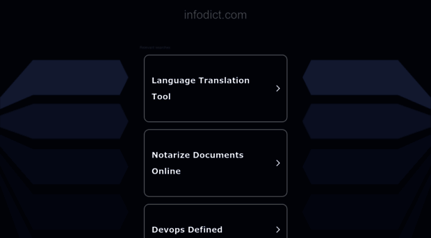 infodict.com