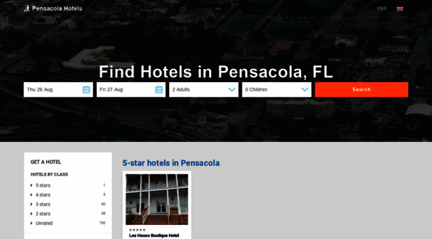 infopensacolahotels.com