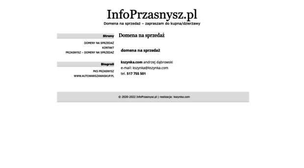 infoprzasnysz.pl