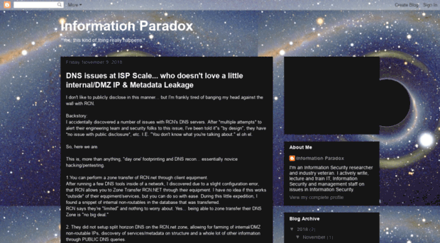 information-paradox.net