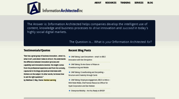 informationarchitected.com