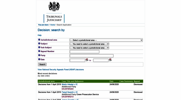 informationrights.decisions.tribunals.gov.uk