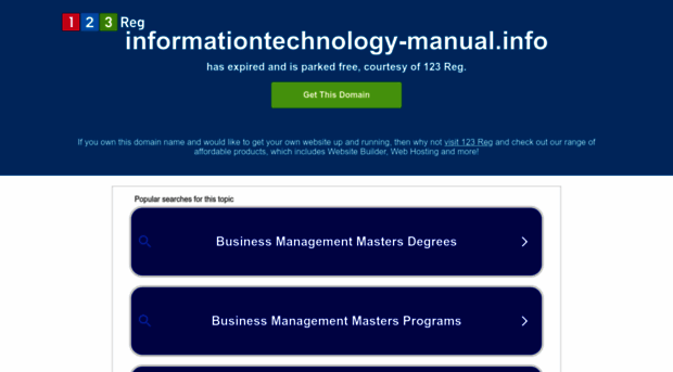 informationtechnology-manual.info