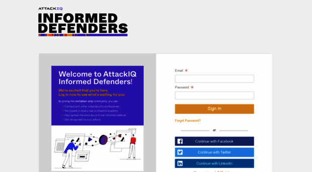 informeddefenders.attackiq.com